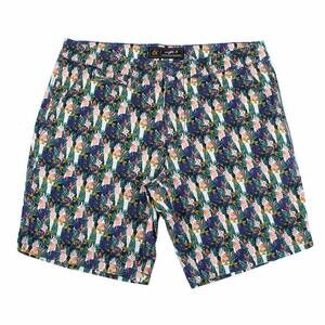 NEW EIGHT X men's tropical print shorts in navy